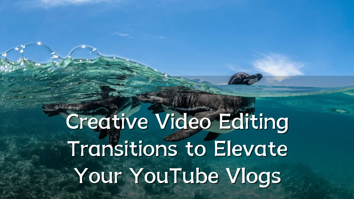 Creative Video Editing Transitions to Elevate Your YouTube Vlogs
