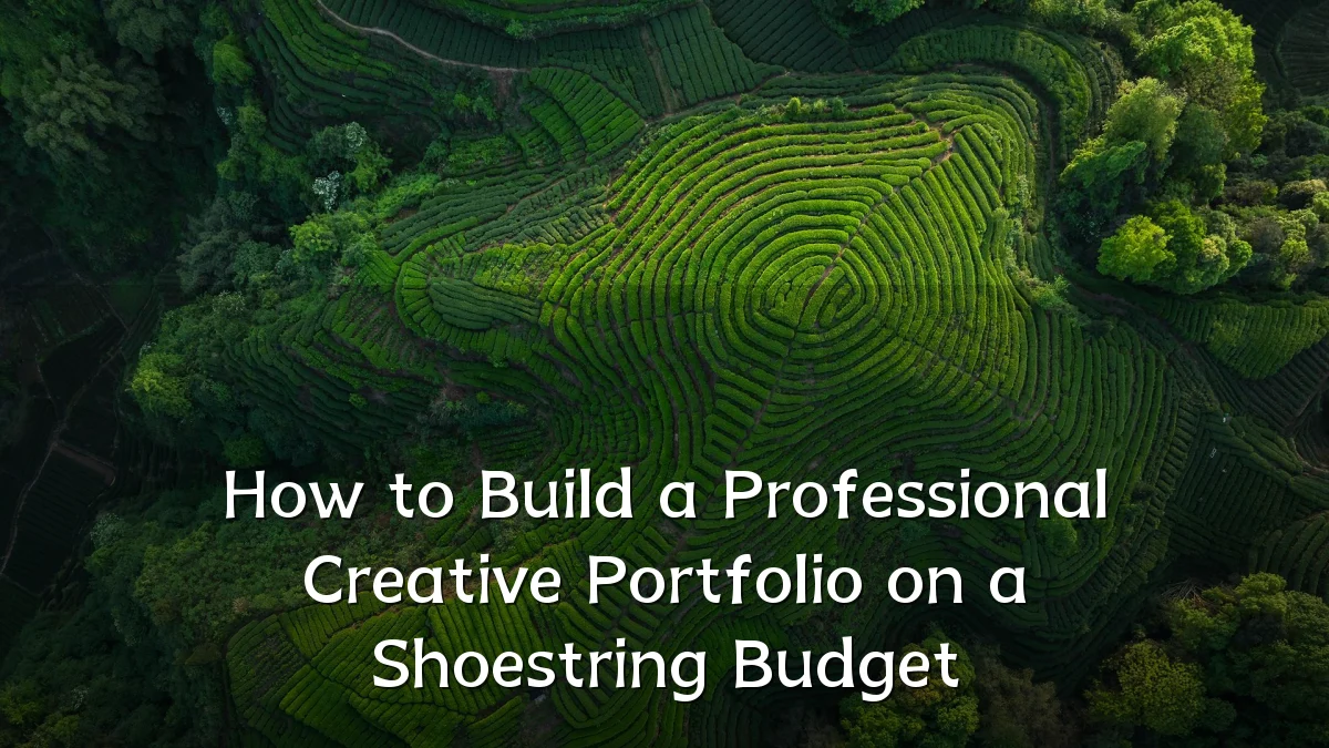 How to Build a Professional Creative Portfolio on a Shoestring Budget