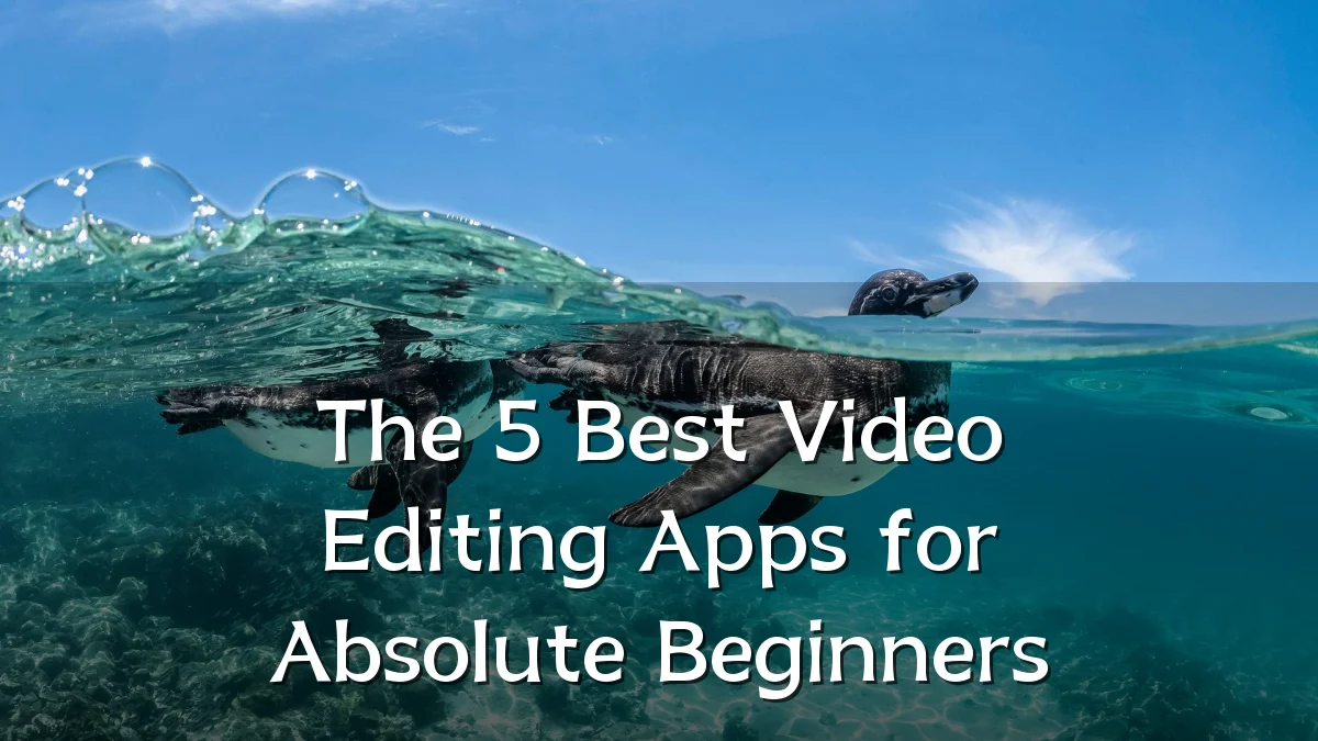 The 5 Best Video Editing Apps for Absolute Beginners