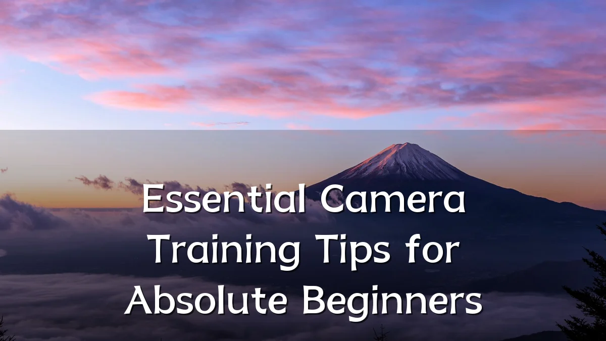 Essential Camera Training Tips for Absolute Beginners