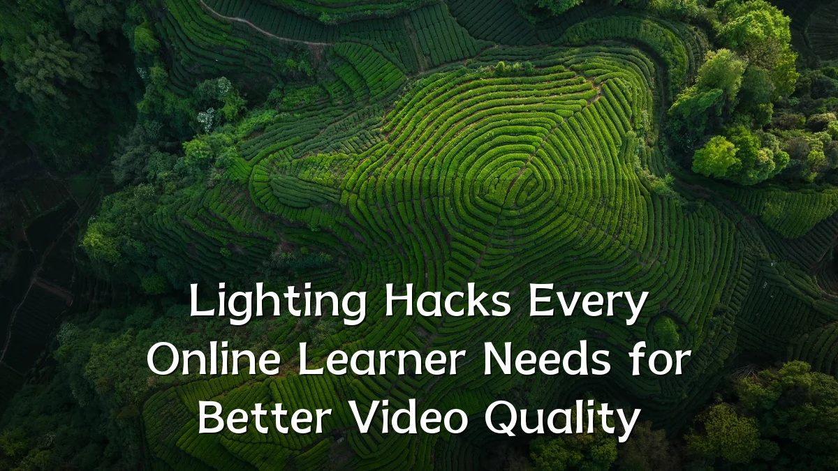 Lighting Hacks Every Online Learner Needs for Better Video Quality