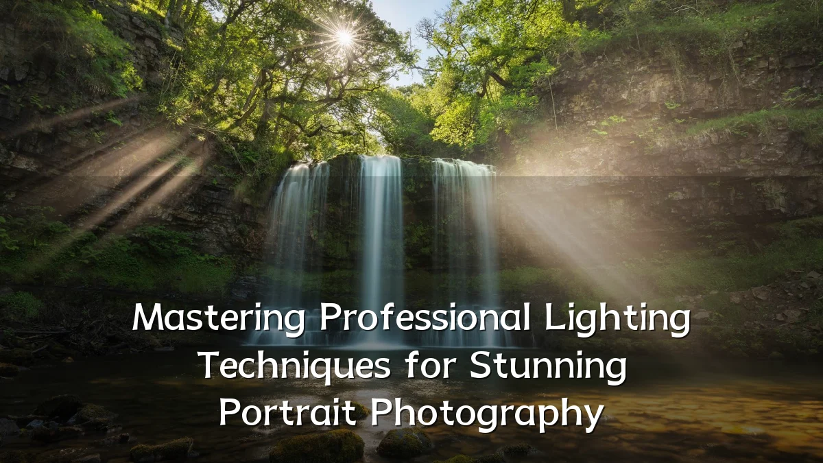 Mastering Professional Lighting Techniques for Stunning Portrait Photography