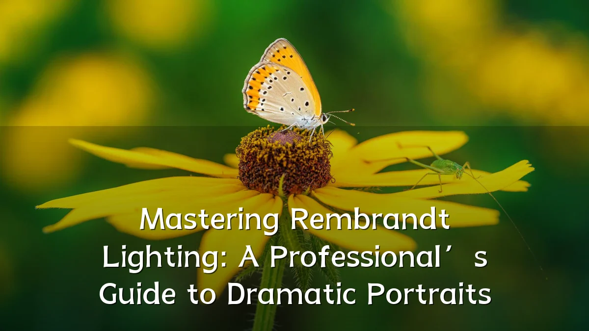 Mastering Rembrandt Lighting: A Professional’s Guide to Dramatic Portraits