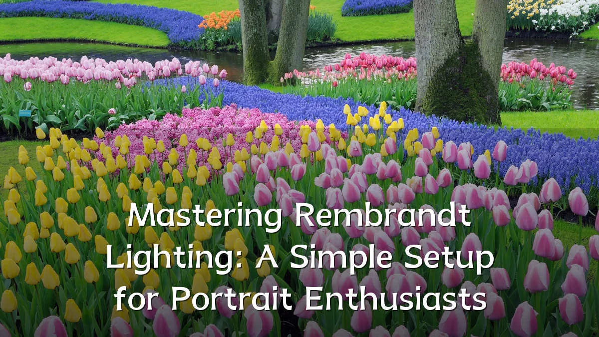 Mastering Rembrandt Lighting: A Simple Setup for Portrait Enthusiasts