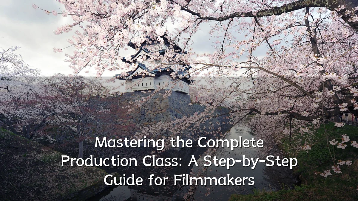Mastering the Complete Production Class: A Step-by-Step Guide for Filmmakers