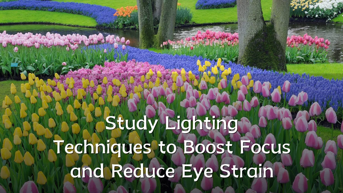 Study Lighting Techniques to Boost Focus and Reduce Eye Strain