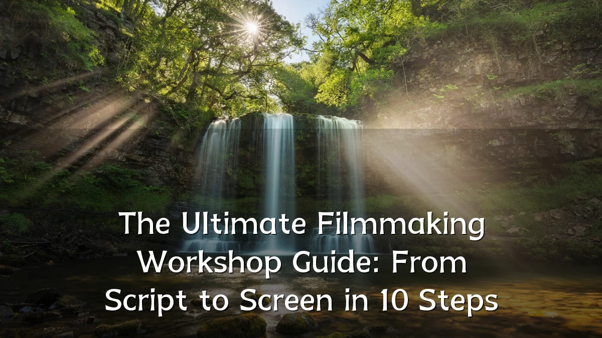 The Ultimate Filmmaking Workshop Guide: From Script to Screen in 10 Steps