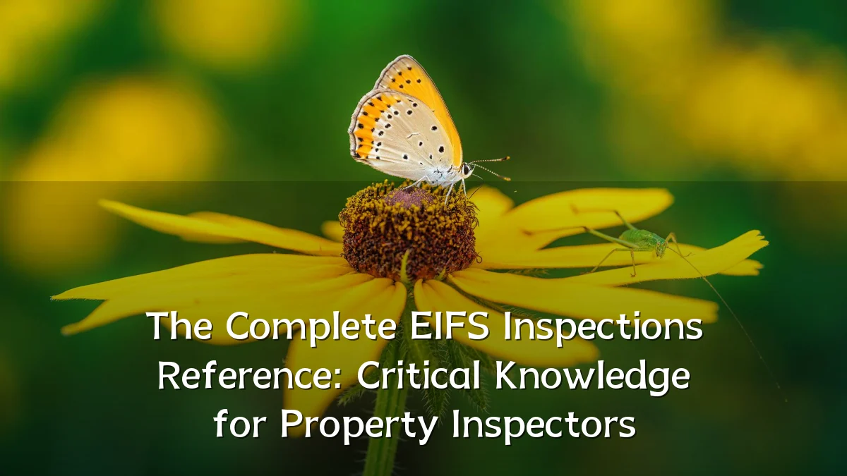 The Complete EIFS Inspections Reference: Critical Knowledge for Property Inspectors